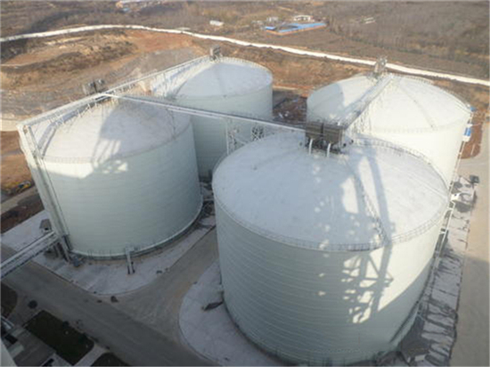 温州5000吨立式粉煤灰储存罐